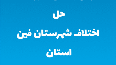 آدرس و تلفن شوراهای حل اختلاف شهرستان فین استان هرمزگان