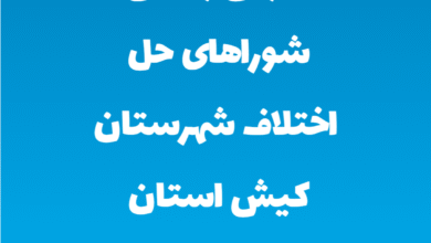 آدرس و تلفن شوراهای حل اختلاف شهرستان کیش استان هرمزگان