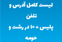 لیست کامل آدرس و تلفن پلیس + ۱۰ در رشت و حومه