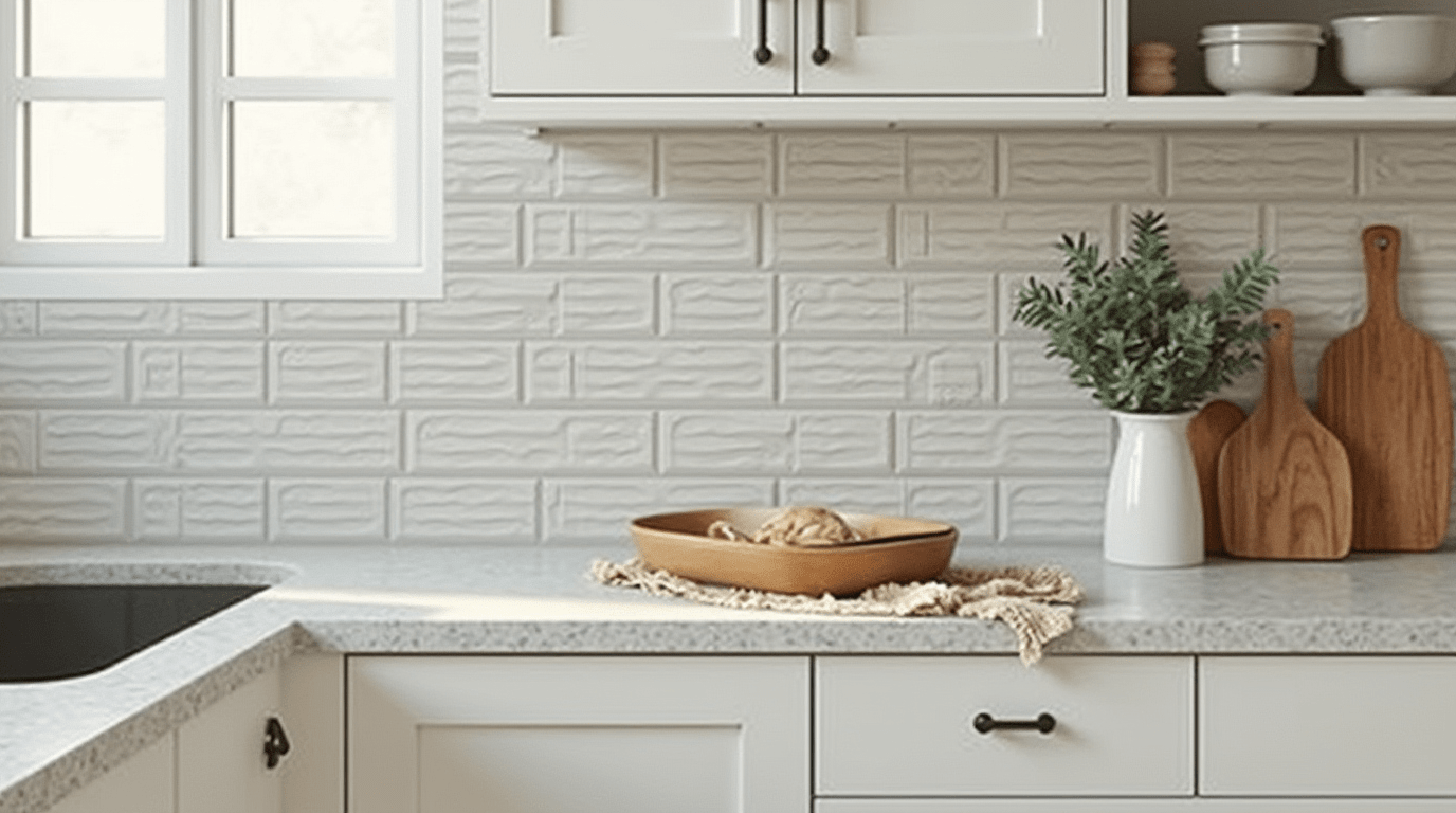 کاشی بین کابینتی چه رنگی خوبه؟ راهنمای انتخاب رنگ مناسب