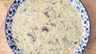طرز تهیه سوپ شیر و خامه خوشمزه و مجلسی (فیلم آموزشی)