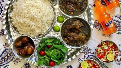 طرز تهیه قورمه سبزی لاپلو (مرحله به مرحله)