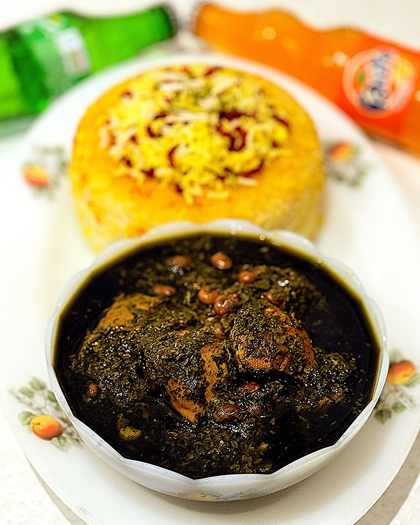طرز تهیه قورمه سبزی نذری برای 200 نفر (مرحله به مرحله)