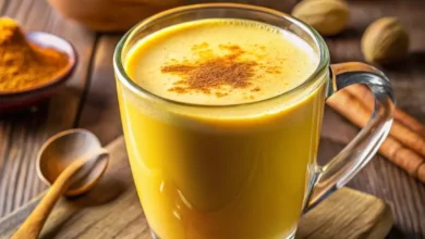 شیر زردچوبه برای گلودرد: فواید علمی، خطرات احتمالی و طرز تهیه صحیح