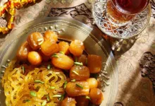 طرز تهیه زولبیا بامیه خانگی (خوشمزه و ساده به سبک بازاری)