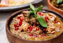 طرز تهیه خورش فسنجان مجلسی و خوشمزه (ملس)