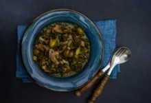 طرز تهیه خورش کرفس خوشمزه (با لوبیاقرمز یا چشم بلبلی)