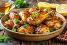 طرز تهیه مرغ تکه ای در فر( خوشمزه و راحت)
