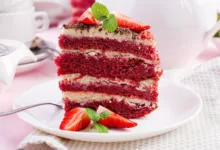 🎂 طرز تهیه کیک ردولوت( خوشمزه و چشم نواز و راحت)