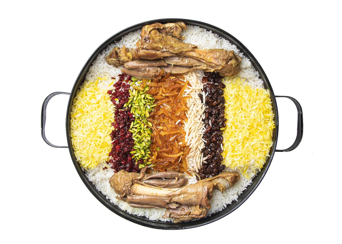 طرز تهیه مرصع پلو با ماهیچه